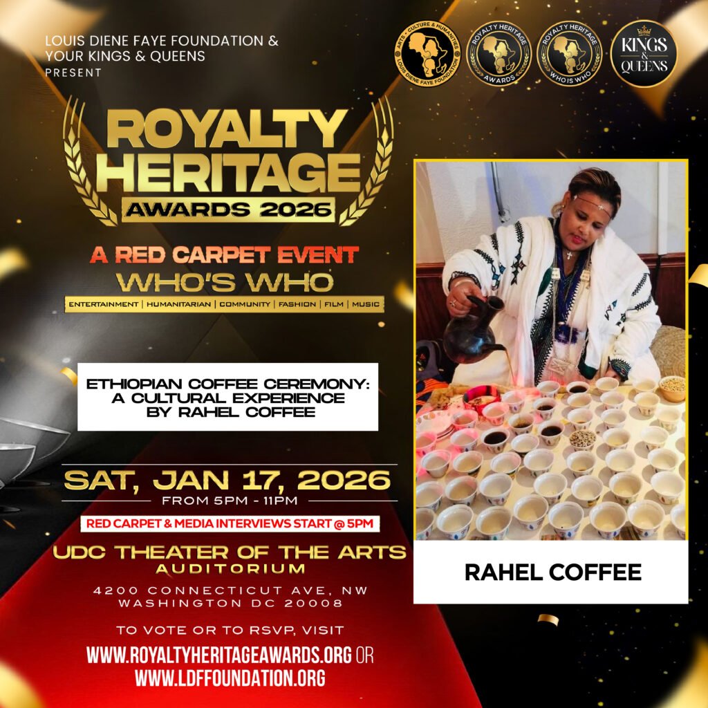 ETHIOPIAN COFFEE CEREMONY - RAHEL COFFEE - FLYER