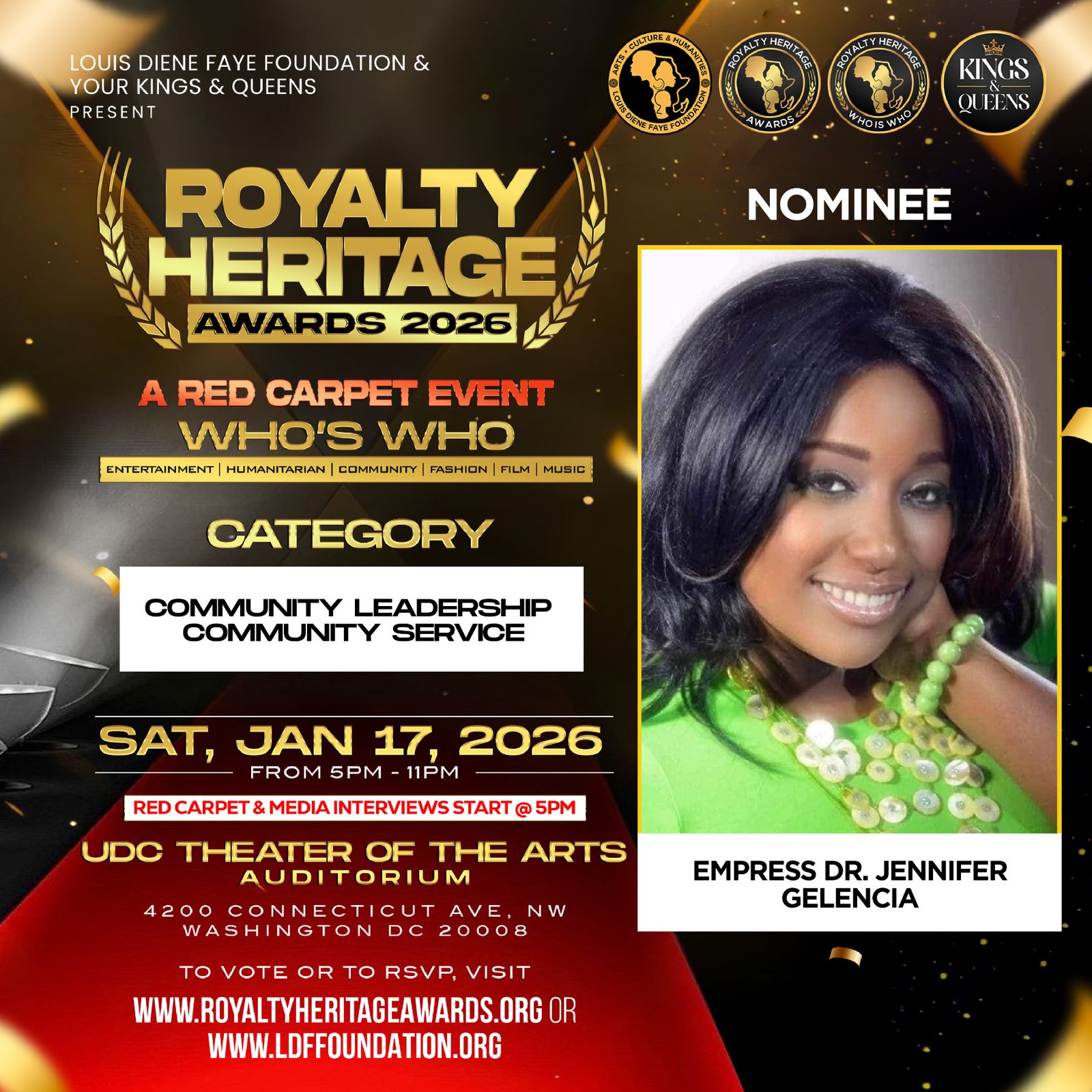 JENNIFER GELENCIA - NOMINATION