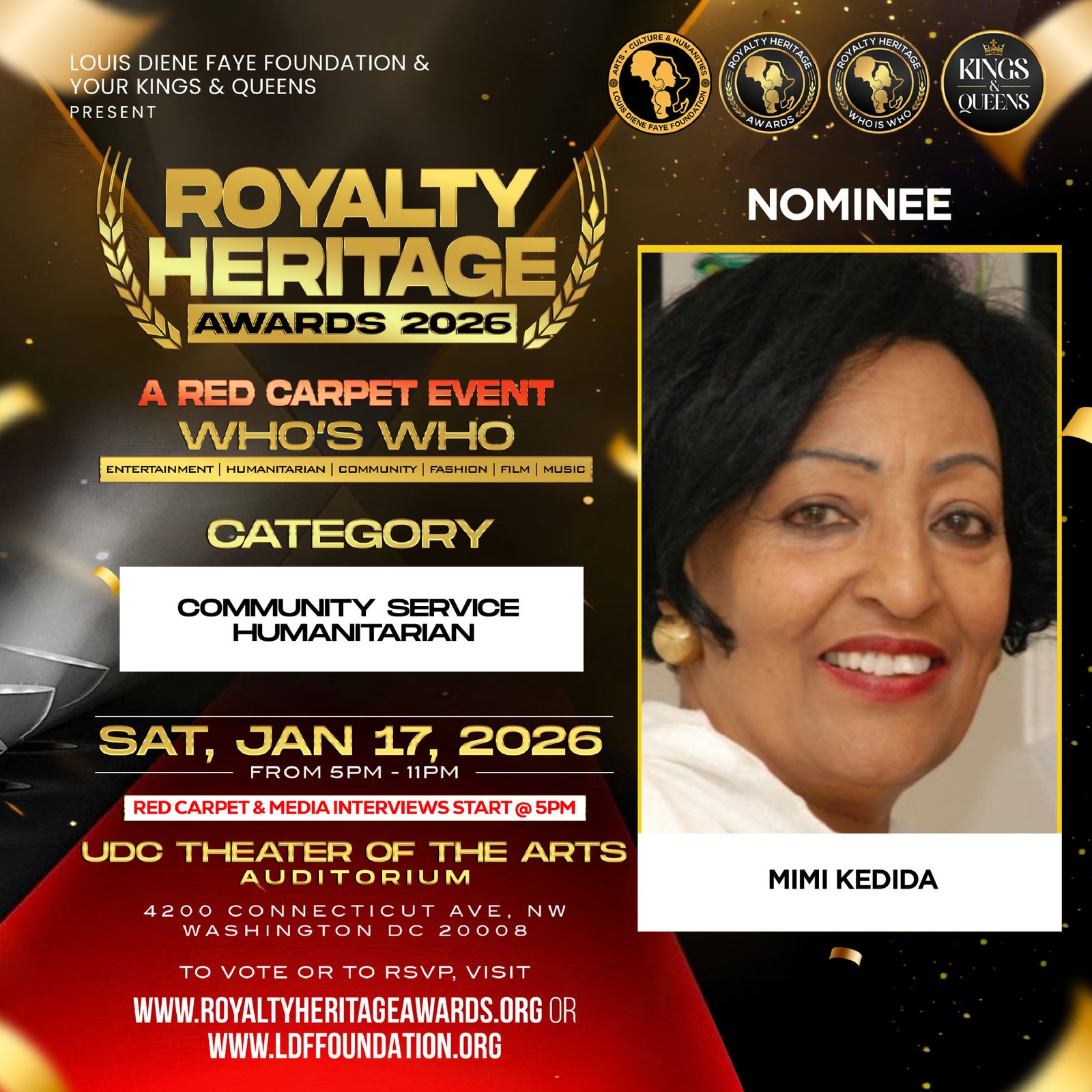 MIMI KEDIDA - FLYER - NOMINATION 1