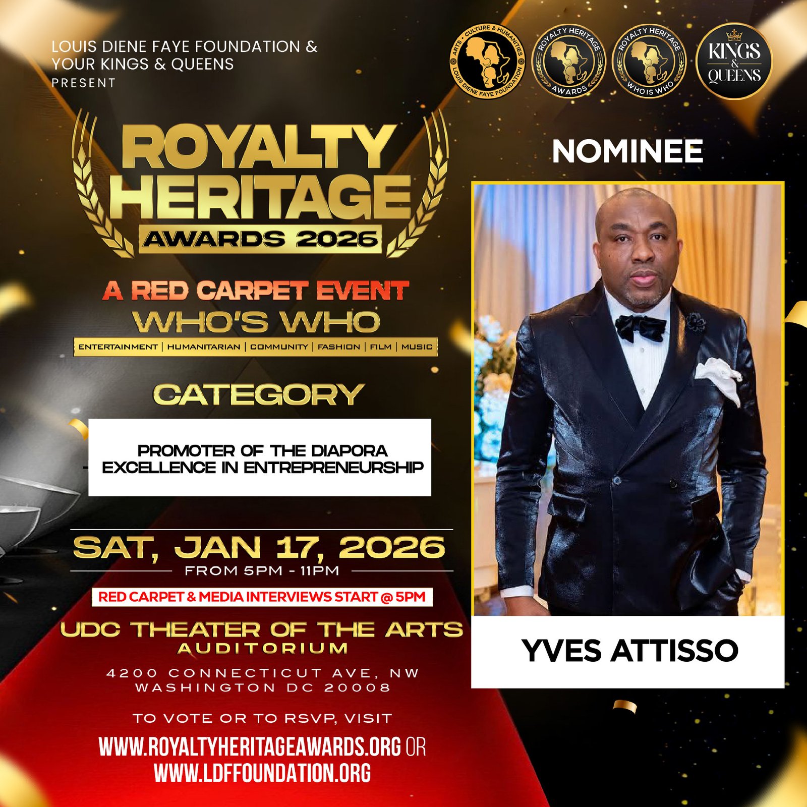 YVES ATTISSO - NOMINATION